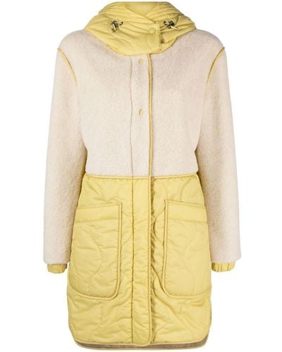 Woolrich Alba Panelled Parka - Yellow