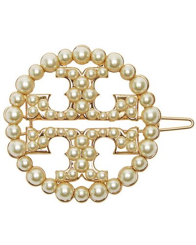 Tory Burch ダブルt ヘアピン - メタリック