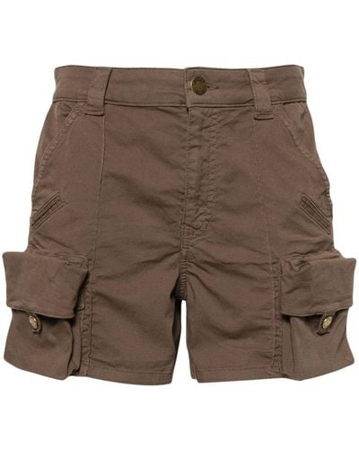 Pinko Klassische Cargo-Shorts - Braun