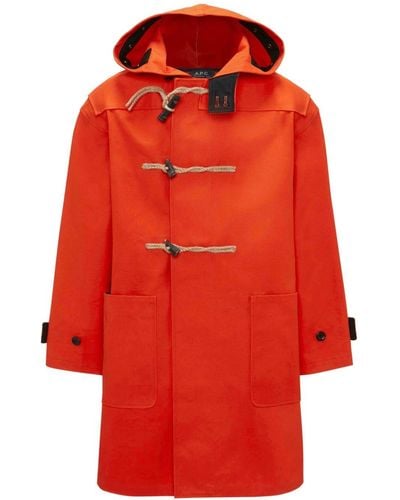 JW Anderson X A.p.c. Manteau Colin ダッフルコート - レッド