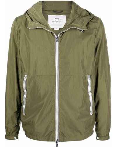 Woolrich Hooded Zip-fastening Jacket - Green