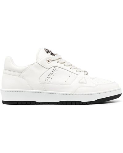 Roberto Cavalli Lace-up Low-top Trainers - White
