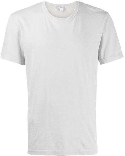 James Perse Klassiek T-shirt - Grijs