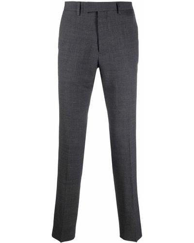 Sandro Straight-leg Tailored Wool Trousers - Grey