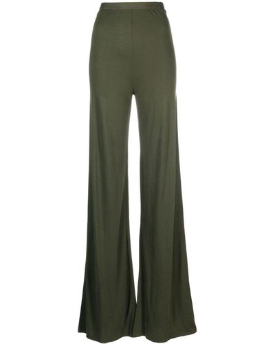Rick Owens Lilies Luxor Farrah High-waist Wide-leg Pants - Green