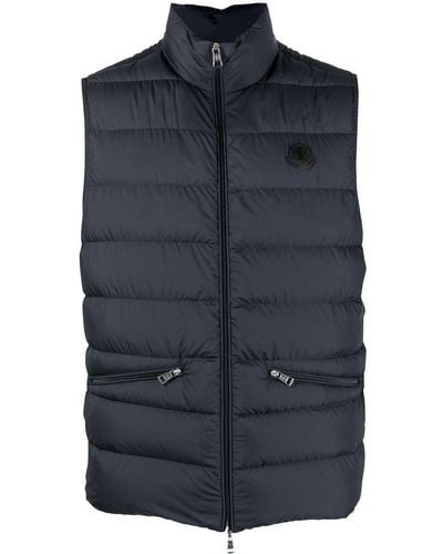 Moncler Theompan Daunenweste - Blau