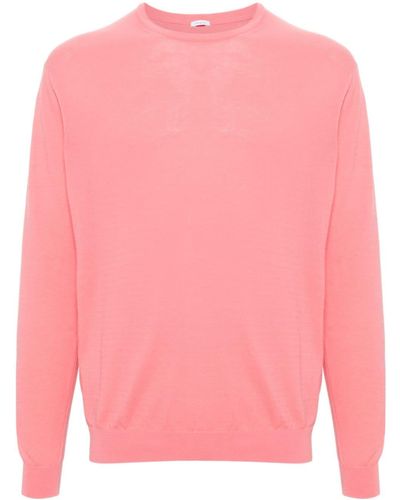 Malo Crew-neck Cotton Sweater - Pink