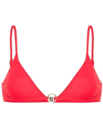 Melissa Odabash Haut de bikini Greece à bonnets triangles - Rouge