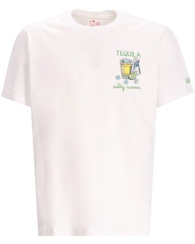 Mc2 Saint Barth Graphic-print cotton T-shirt - Weiß