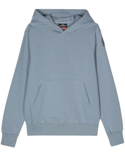 Parajumpers Everest Logo-patch Hoodie - Blue