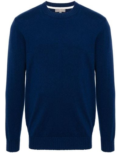 N.Peal Cashmere Shoreditch Organic-cashmere Sweater - Blue