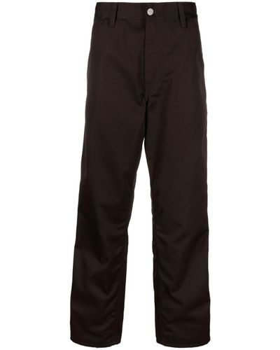 Carhartt Simple Straight-leg Trousers - Black