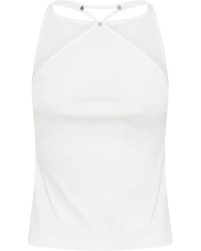 Dion Lee Panelled Cotton Tank Top - White