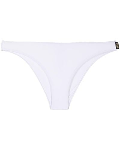 Moschino Bas de bikini à taille haute - Blanc
