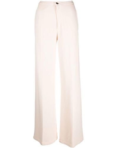 Forte Forte High-rise Wide-leg Trousers - White
