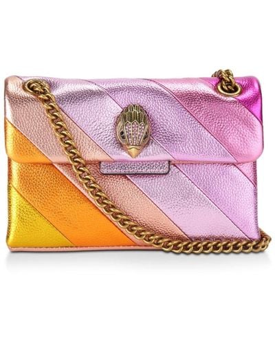 Kurt Geiger Mini Kensington Leather Chain Wallet - Pink