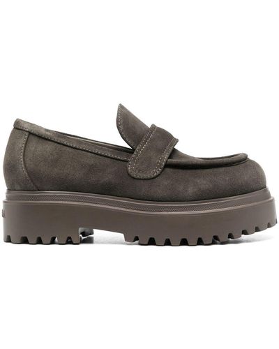 Le Silla Ranger Mocassin Loafers - Grey