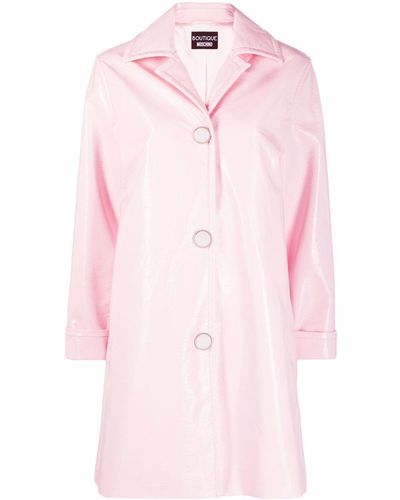 Boutique Moschino Klassischer Regenmantel - Pink