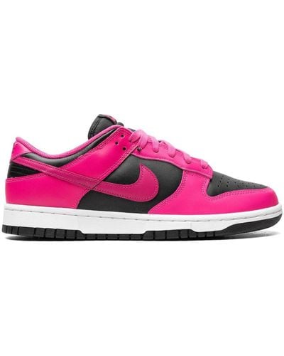 Nike "dunk Low ""fierce Pink/black"" Sneakers" - Roze