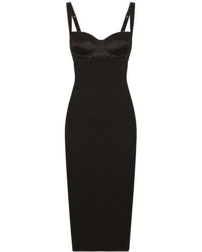 Dolce & Gabbana Mouwloze Mini-jurk Met Bustiere-stijl - Zwart