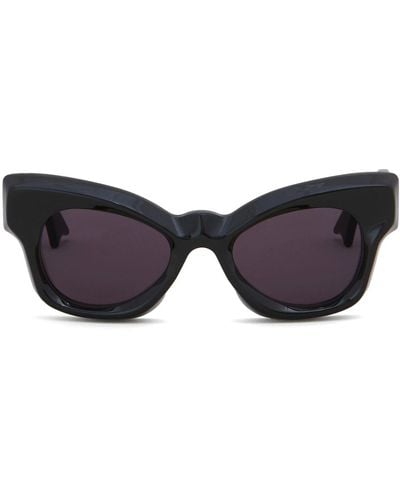 Marni Sonnenbrille mit Cat-Eye-Gestell - Blau