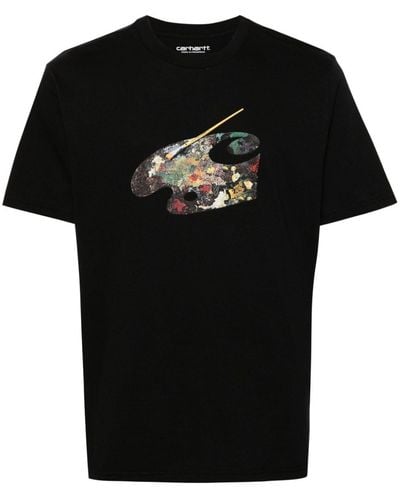 Carhartt T-shirt à imprimé palette - Noir