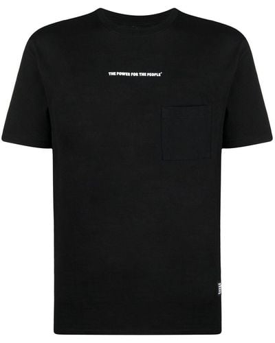 The Power for the People Camiseta con logo estampado - Negro