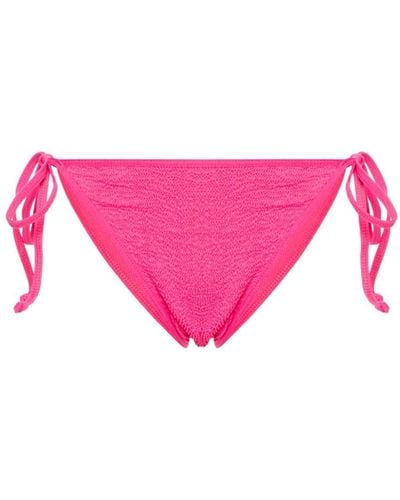 Bondeye Anisha Seersucker-Bikinihöschen - Pink