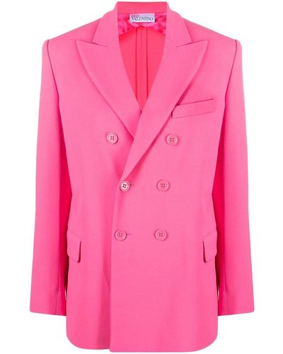 RED Valentino Double-breasted Blazer - Pink