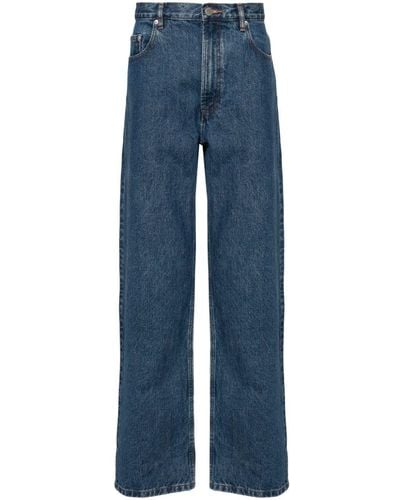 A.P.C. Straight Katoenen Jeans - Blauw