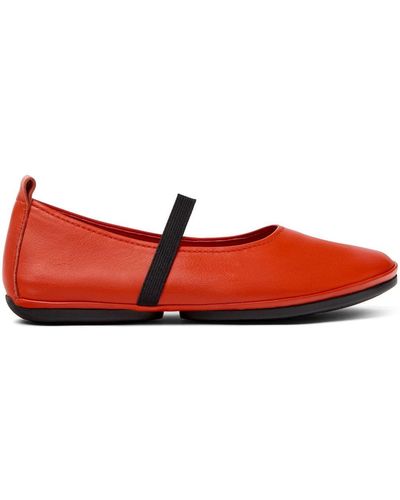 Camper Right Ballerina Shoes - Red