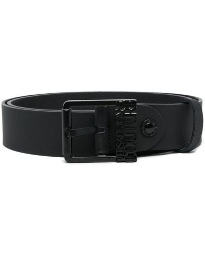 Versace Jeans Couture Riem Met Logoplakkaat - Zwart