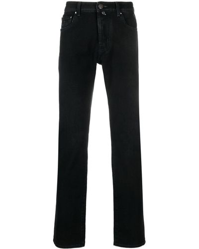 Jacob Cohen Jeans skinny con applicazione logo - Nero