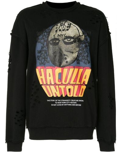 Haculla グラフィック スウェットシャツ - ブラック