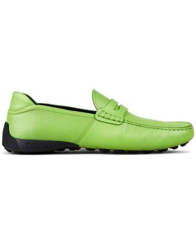 Tod's Loafers aus Leder - Grün
