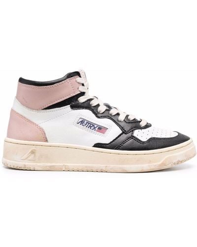 Autry Medalist High-Top-Sneakers - Pink