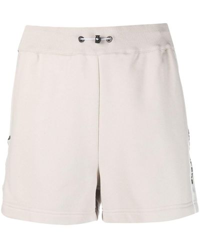 Parajumpers Shorts con franja del logo - Blanco