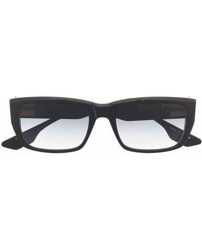 Dita Eyewear Gradient Rectangle-frame Sunglasses - Black