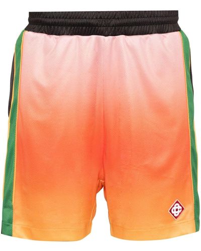 Casablancabrand Pantalones cortos con logo estampado - Naranja