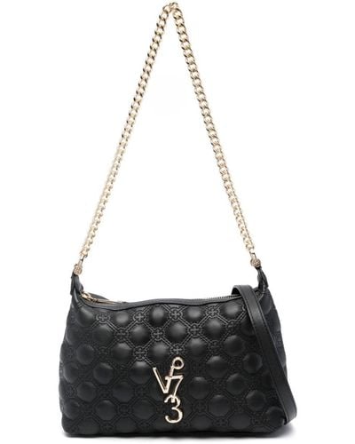 V73 Eva Faux-leather Tote Bag - Black