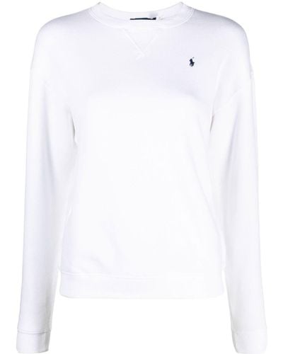 Ralph Lauren Polo Crew Neck Sweatshirt - White