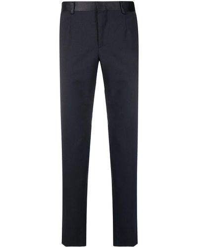 Philipp Plein Iconic Slim-fit Tailored Pants - Blue