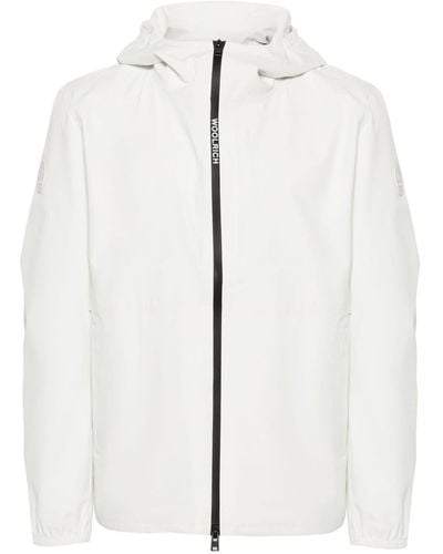 Woolrich Chaqueta Pacific Two Layers con capucha - Blanco