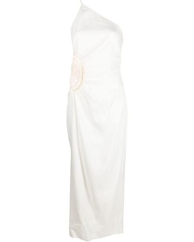 Sir. The Label Atacama One-shoulder Midi Dress - White