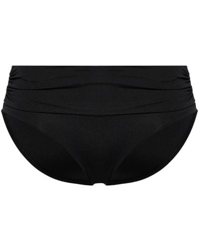 Melissa Odabash Bel Air Gathered Bikini Bottom - Black