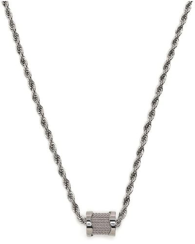 Charriol Forever Waves Charm Necklace - Metallic