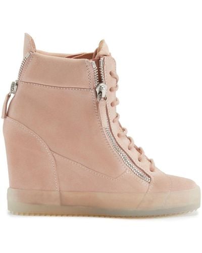 Giuseppe Zanotti Concealed-wedge Sneakers - Natural
