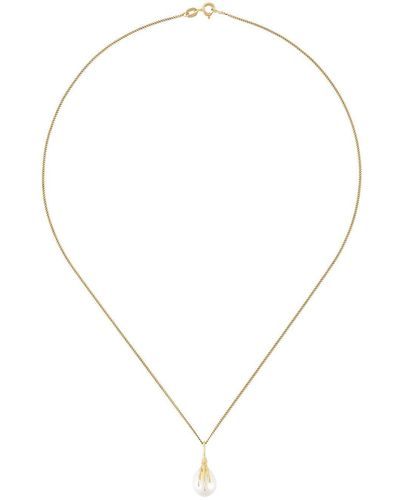 Wouters & Hendrix 18kt Yellow Gold 'crow's Claw' Pearl Necklace - Natural