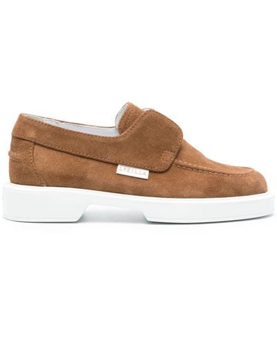 Le Silla Yacht Suede Loafers - Brown