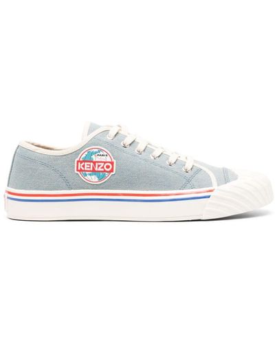 KENZO School Lace-up Sneakers - Wit